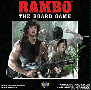 Portada juego de mesa Rambo: The Board Game