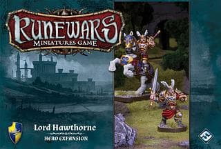 Portada juego de mesa Runewars Miniatures Game: Lord Hawthorne – Hero Expansion