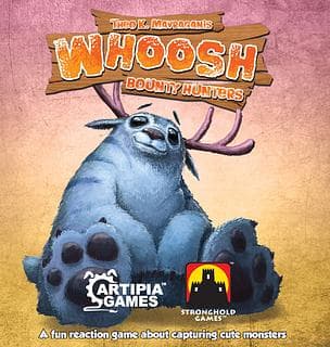 Portada juego de mesa Whoosh: Cazarrecompensas