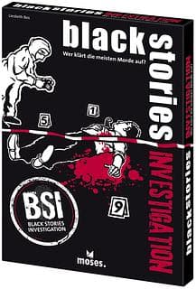 Portada juego de mesa Black Stories: Investigación
