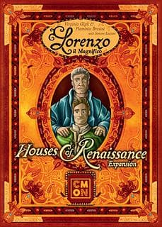 Portada juego de mesa Lorenzo il Magnifico: Casas del Renacimiento