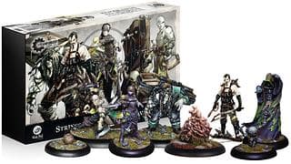 Portada juego de mesa Guild Ball: The Mortician's Guild – Strings of the Spirit Weaver