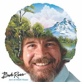 Portada juego de mesa Bob Ross: Art of Chill Game