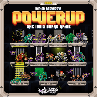 Portada juego de mesa POWERUP