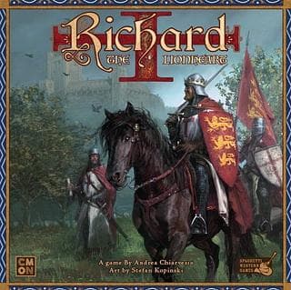 Portada juego de mesa Ricardo Corazón de León