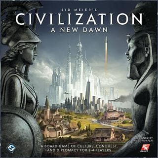 Portada juego de mesa Sid Meier's Civilization: Un nuevo amanecer