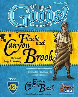 Portada juego de mesa Oh my goods!: Huida a Canyon Brook