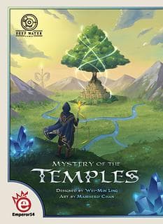 Portada juego de mesa El enigma de los templos