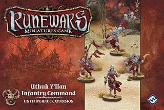 Portada juego de mesa Runewars El Juego de Miniaturas: Grupo de Mando Infantería Uthuk