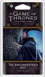 Portada juego de mesa Juego de Tronos: El Juego de Cartas – La Llave del Archimaestre