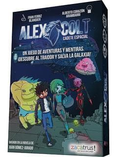 Portada juego de mesa Alex Colt: Cadete Espacial