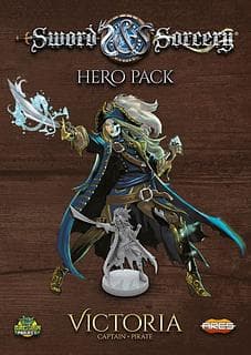 Portada juego de mesa Sword & Sorcery: Set de Héroe – Victoria Capitana / Pirata