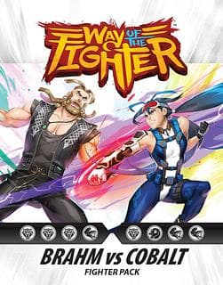 Portada juego de mesa Way of the Fighter: Brahm vs Cobalt Fighter Pack