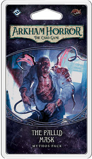 Portada juego de mesa Arkham Horror: El Juego de Cartas – La Máscara Pálida: Pack de Mitos