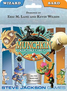 Portada juego de mesa Munchkin Collectible Card Game: Wizard & Bard Starter Set