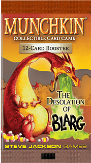 Portada juego de mesa Munchkin Collectible Card Game: Booster – The Desolation of Blarg