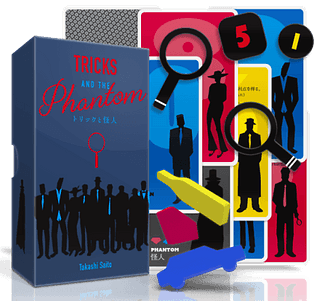 Portada juego de mesa Tricks and the Phantom