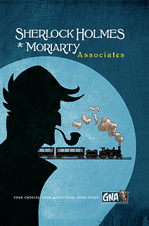 Portada juego de mesa Sherlock Holmes & Moriarty Asociados