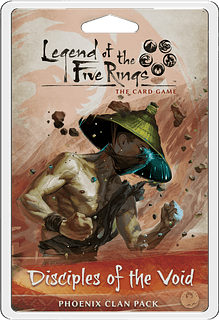 Portada juego de mesa La Leyenda de los Cinco Anillos: El Juego de Cartas – Discípulos del Vacío