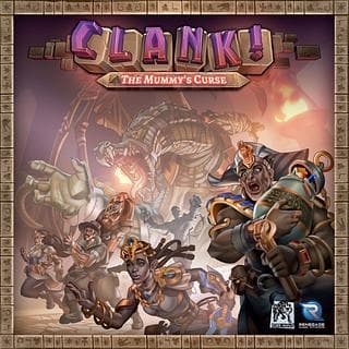 Portada juego de mesa Clank!: La maldición de la mómia