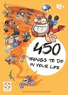 Portada juego de mesa 450 Cosas que hacer en tu vida