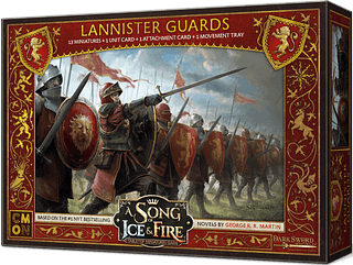 Portada juego de mesa Canción de hielo y fuego: Guardias Lannister