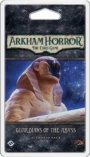 Portada juego de mesa Arkham Horror: El Juego de Cartas – Guardianes del Abismo: Pack de Escenario