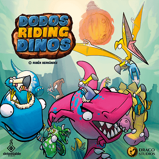 Portada juego de mesa Dodos Riding Dinos