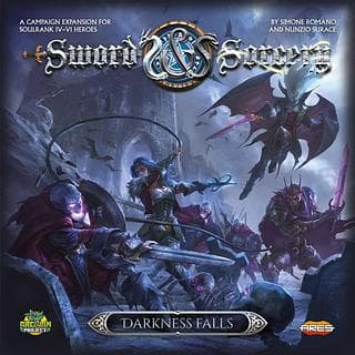 Portada juego de mesa Sword & Sorcery: Cuando llega la oscuridad