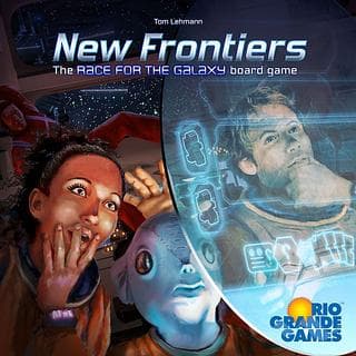Portada juego de mesa New Frontiers