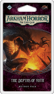 Portada juego de mesa Arkham Horror: El Juego de Cartas – Las Profundidades de Yoth: Pack de Mitos
