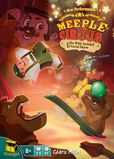 Portada juego de mesa Meeple Circus: The Wild Animal & Aerial Show