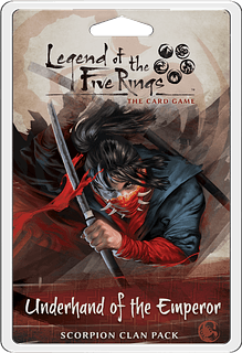 Portada juego de mesa La Leyenda de los Cinco Anillos: El Juego de Cartas – La Mano Oculta del Emperador