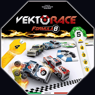 Portada juego de mesa VektoRace
