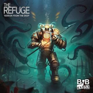 Portada juego de mesa The Refuge: Terror from the Deep