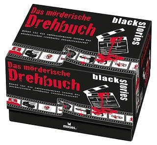 Portada juego de mesa Black Stories El Guion Mortal