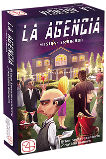 Portada juego de mesa La Agencia: Misión Embajada