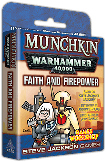 Portada juego de mesa Munchkin Warhammer 40,000: Faith and Firepower