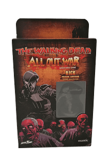 Portada juego de mesa The Walking Dead: All Out War – Rick, Prison Advisor Booster