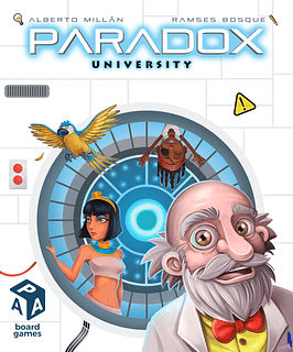 Portada juego de mesa Paradox University