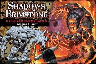 Portada juego de mesa Shadows of Brimstone: Magma Giant XL-Sized Enemy Pack