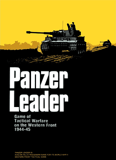 Portada juego de mesa Panzer Leader: Game of Tactical Warfare on the Western Front