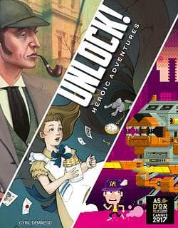 Portada juego de mesa Unlock!: Heroic Adventures