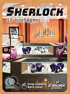 Portada juego de mesa Sherlock: 13 Rehenes