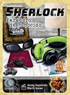 Portada juego de mesa Sherlock: Paradero Desconocido