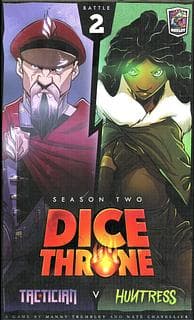 Portada juego de mesa Dice Throne: Season Two – Tactician v. Huntress
