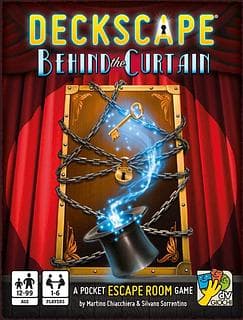 Portada juego de mesa ¡Escapa! Tras el telón