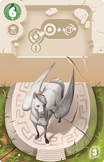Portada juego de mesa Dice Forge: Rebellion – Carta pegaso