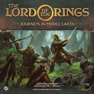 Portada juego de mesa El Señor de los Anillos: Viajes por la Tierra Media
