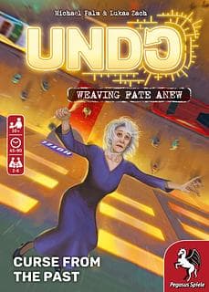Portada juego de mesa UNDO: Una Maldición del Pasado